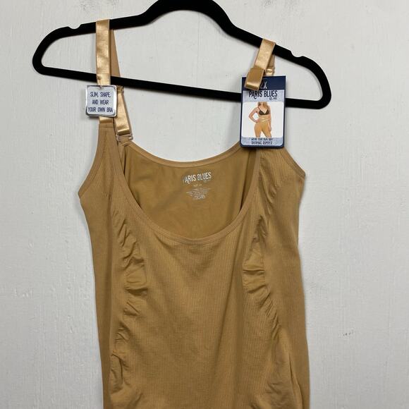 Paris Blues Beige Shapewear Shaping Romper Size 2X - Picture 3 of 7
